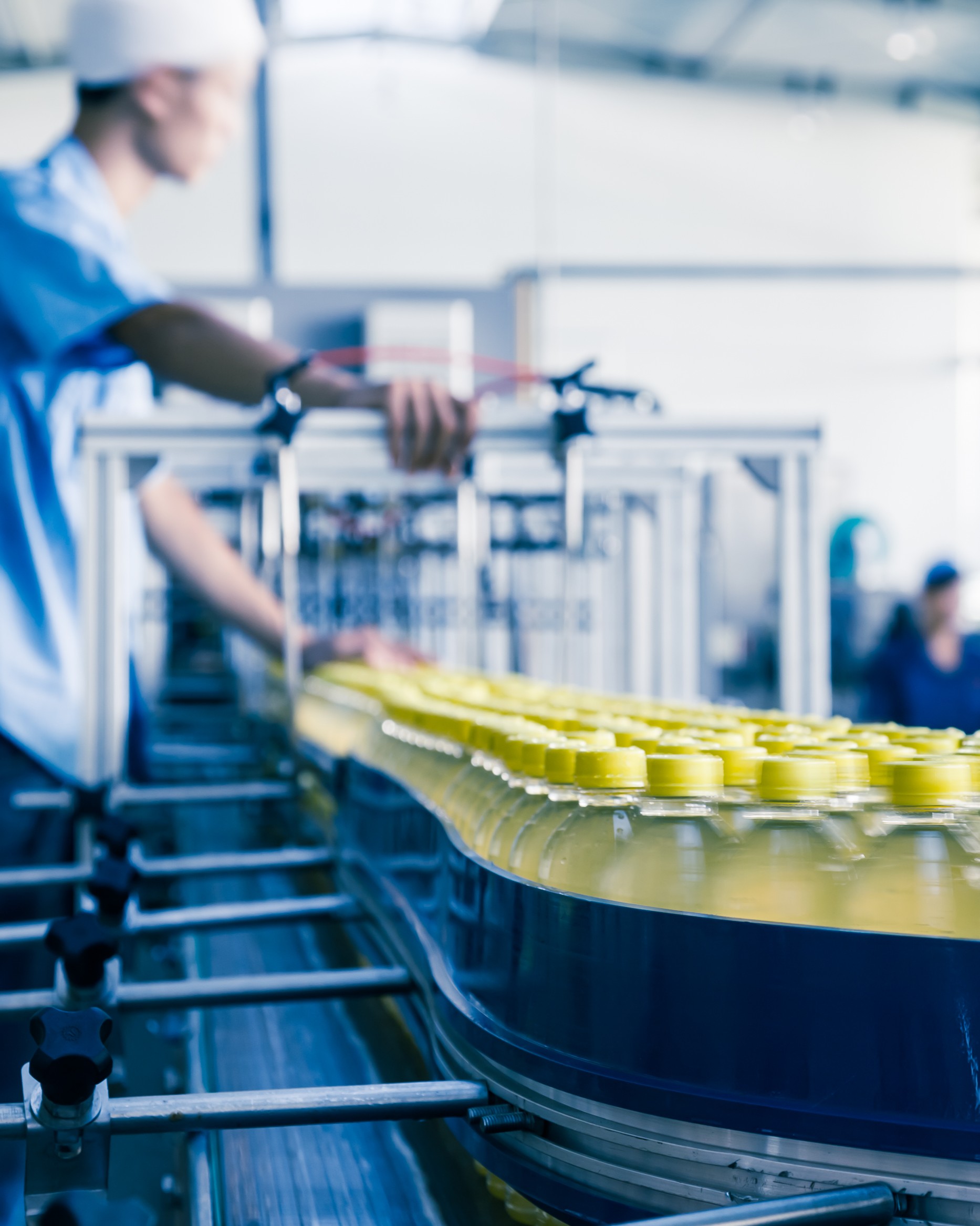 drinks production plant in China