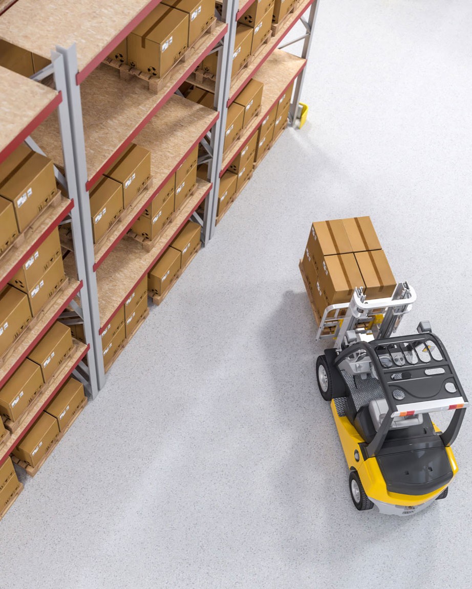 warehouse indoor view